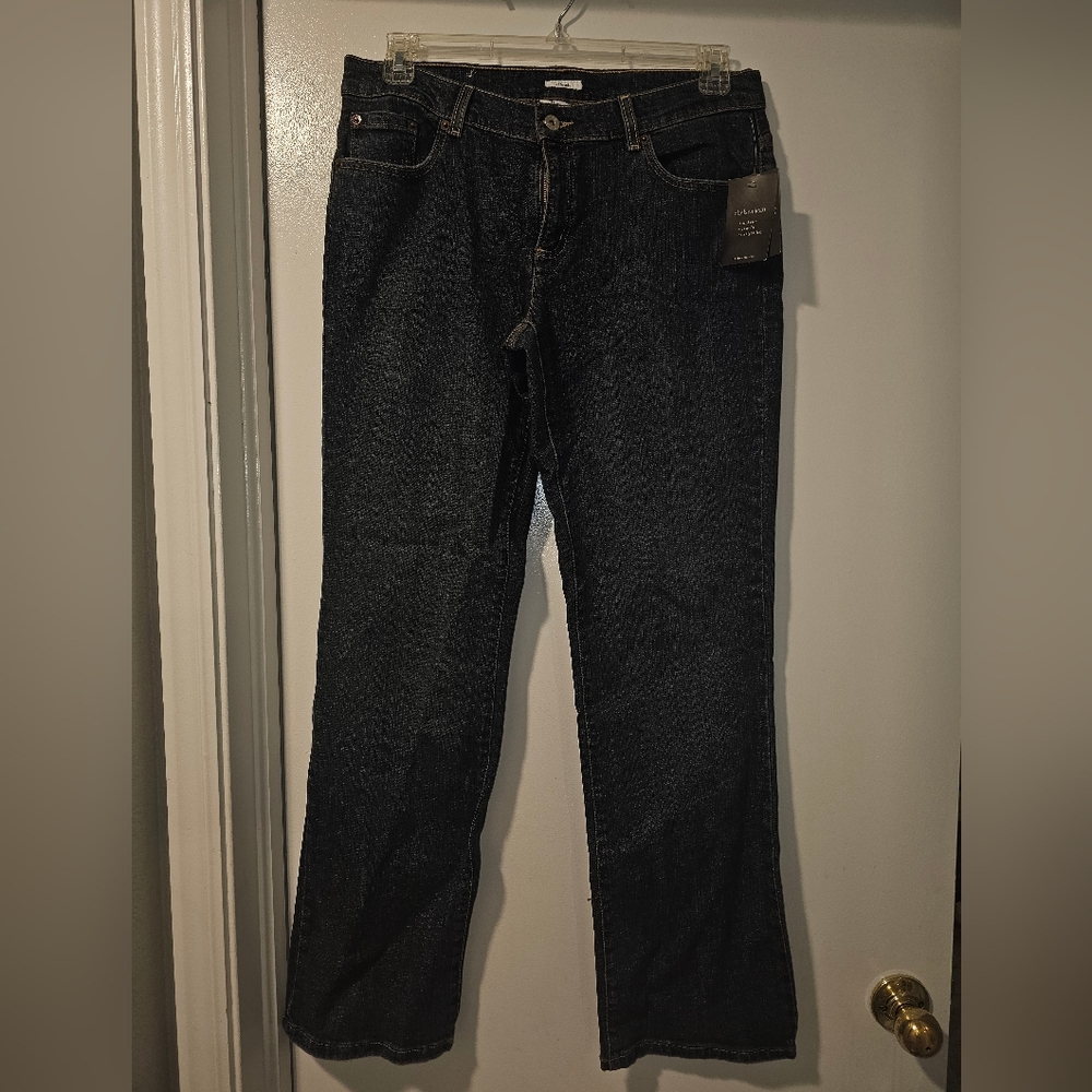Liz & co jeans size 12 dark vintage wash